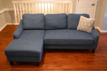 Blue couch 78x53