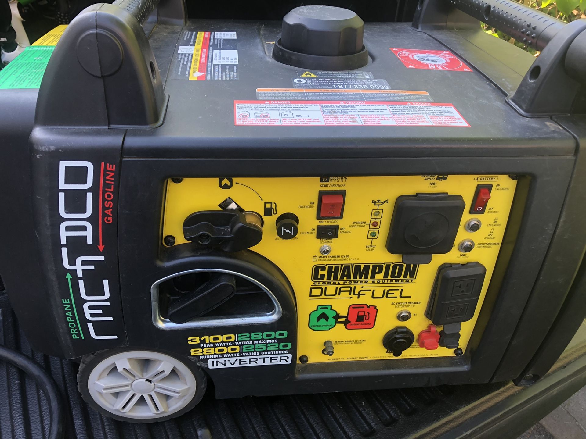 Champion dual fuel Generator