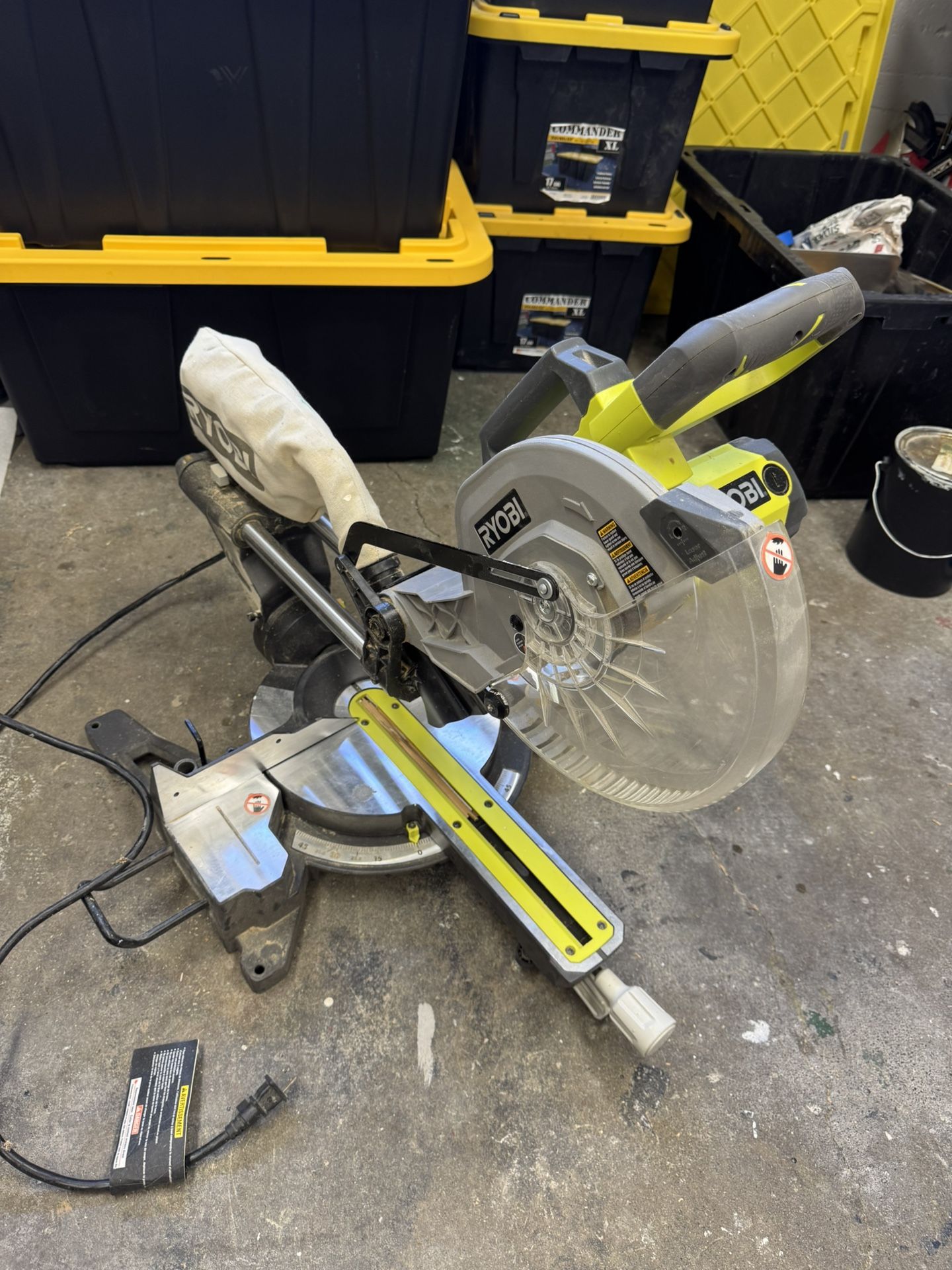 Extra tile, Miter Saw, Drill