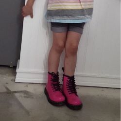 Dr.Martens Brooklee Pink Boots