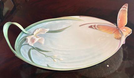 FRANZ PAPILLON BUTTERFLY LARGE SERVING PLATTER