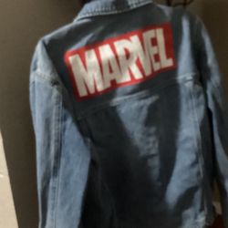 Men’s Medium Marvel Jean Jacket H&M