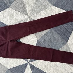 Express Burgundy Jeans.