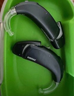 Phonak Naida B50-UP BTE Hearing Aid Pair, Black, Fits Both Ears, CE