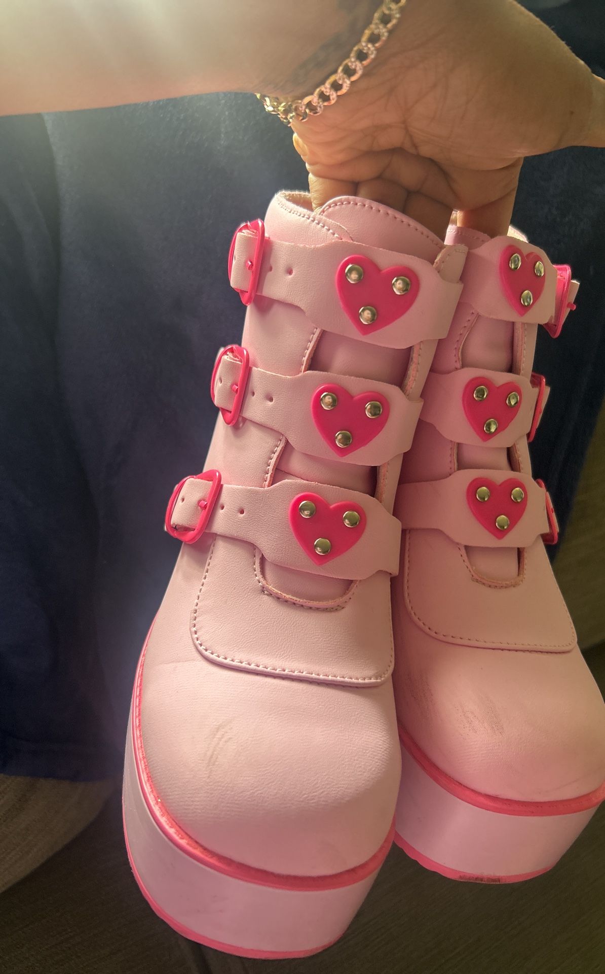 Pink Boots