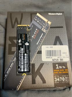 WD Black SN750 1TB NVMe SSD