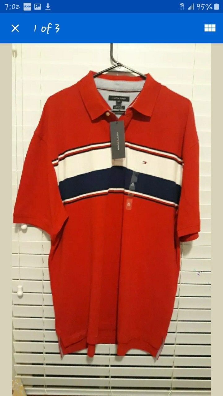 Tommy Hilfiger Short-Sleeved Men's Polo. Size XL