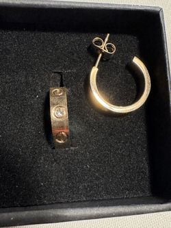 Rose Gold Cartier Earrings