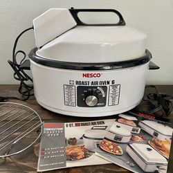 Nesco Roast Air Oven 6 Qt Portable Electric Convection Roaster Working
