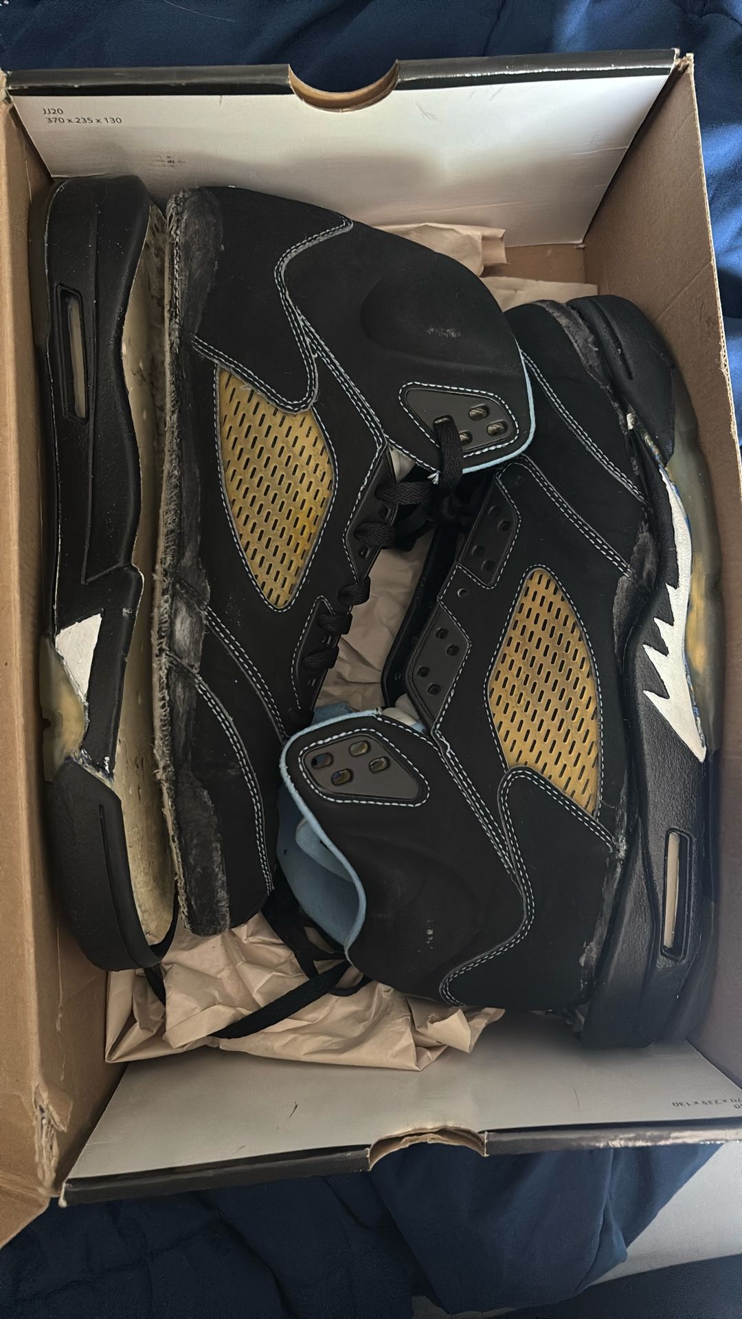 Jordan 5 Unc 2005 Size 10.5