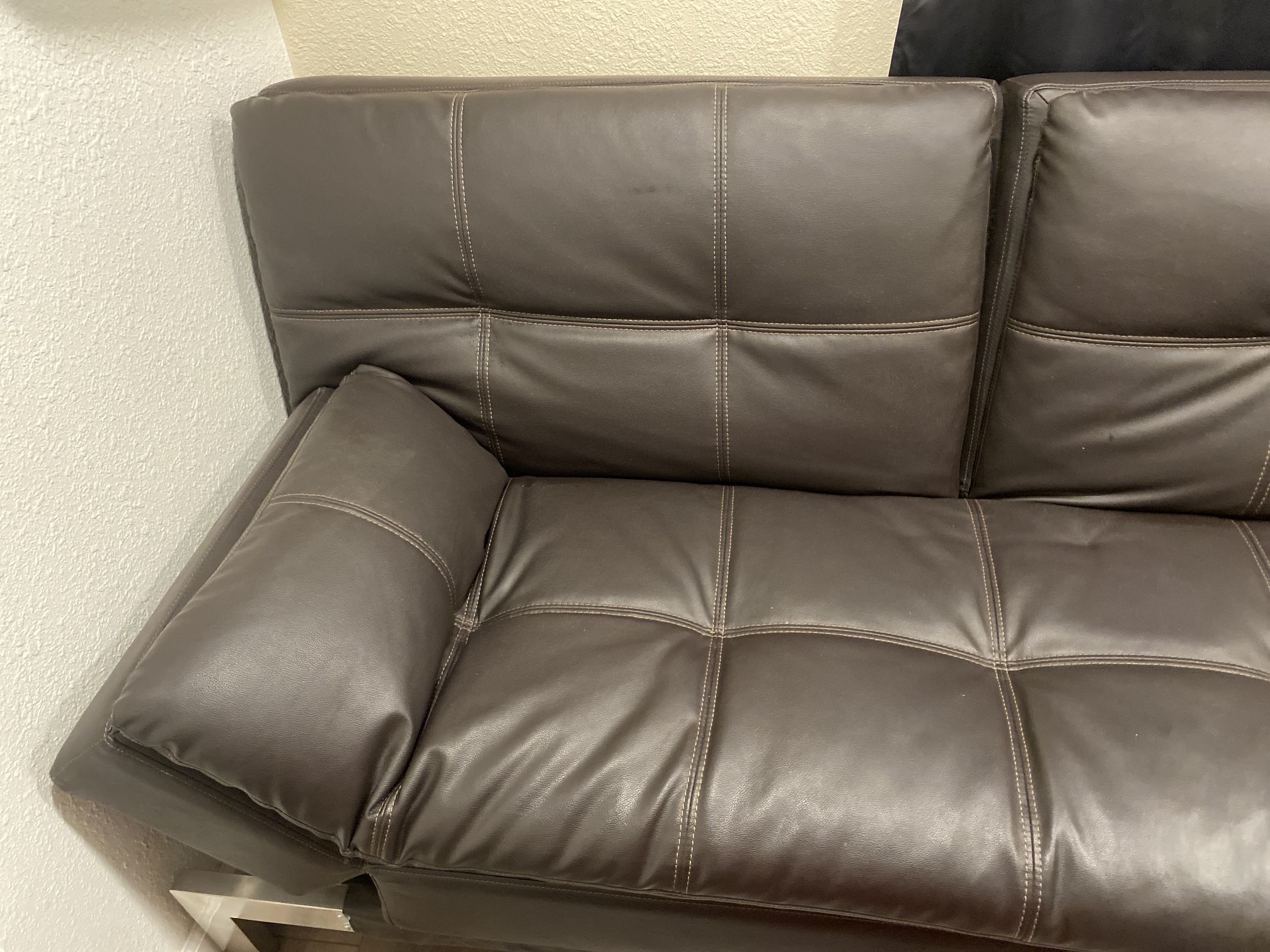 Leather Sofa Bed for Sale in Hayward, CA OfferUp