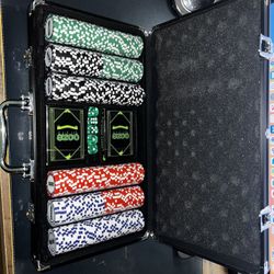 Poker Set With Lockable Briefcase 