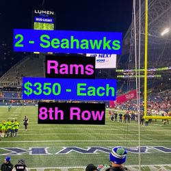 Seahawks Rams Tickets 