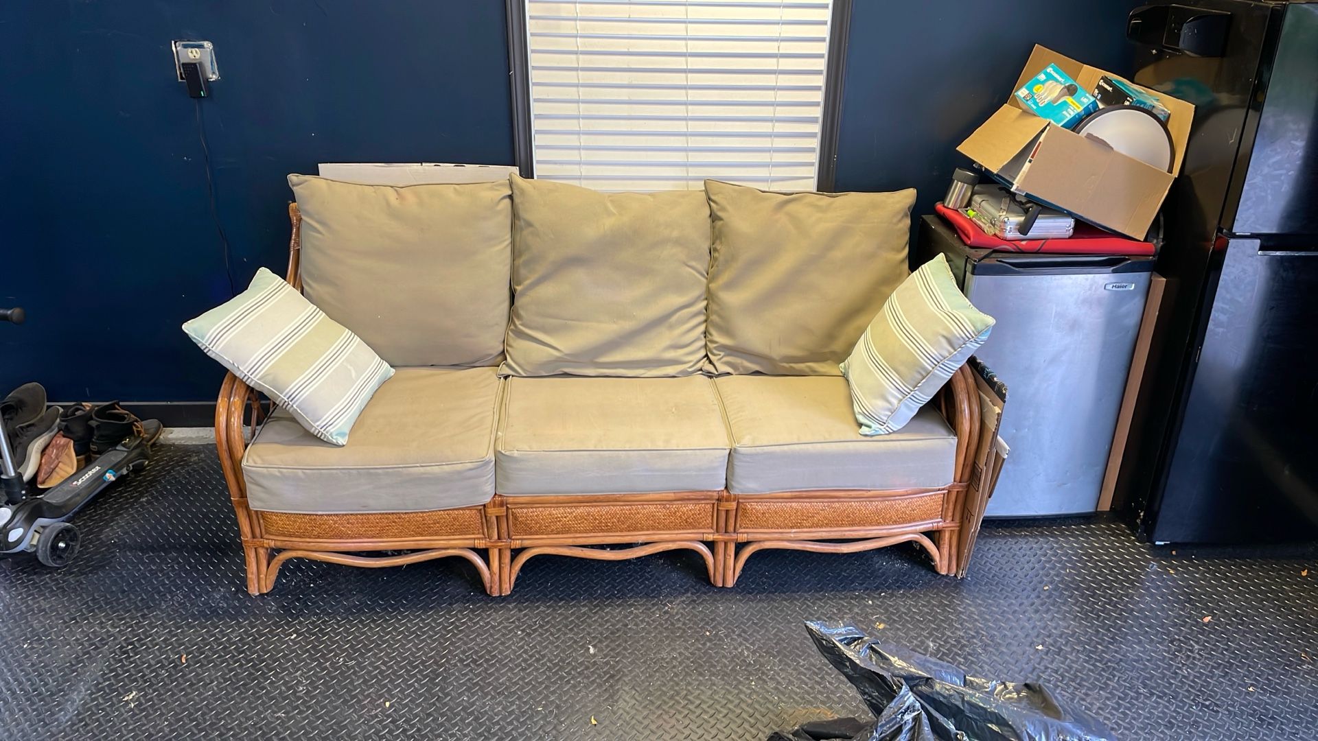 Wicker Couch