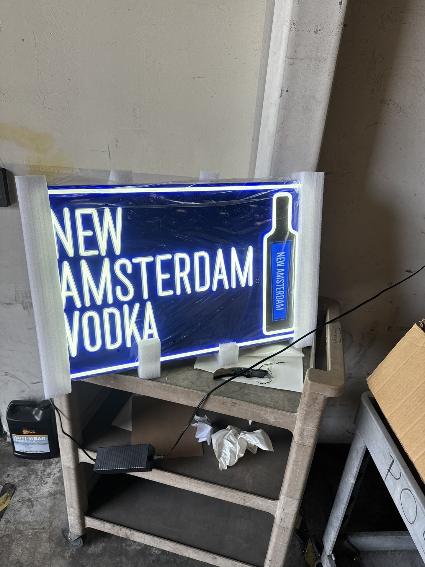 Illuminated Vodka Sign