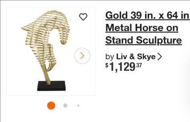 horse sculpture