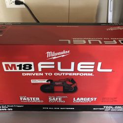 Brand New Milwaukee M18 FUEL 18-Volt Lithium-Ion Brushless Cordless Deep Cut Dual-Trigger Band Saw (Tool-Only