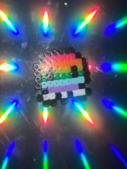 Octopus rainbow perler bead