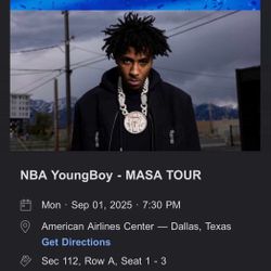 NBA YOUNGBOY TICKETS