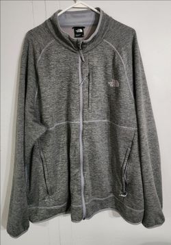 The North Face Canyonlands Full Zip jacket in a heathered gray colorway.