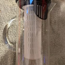 Glass Pitcher with Infuser Attachment