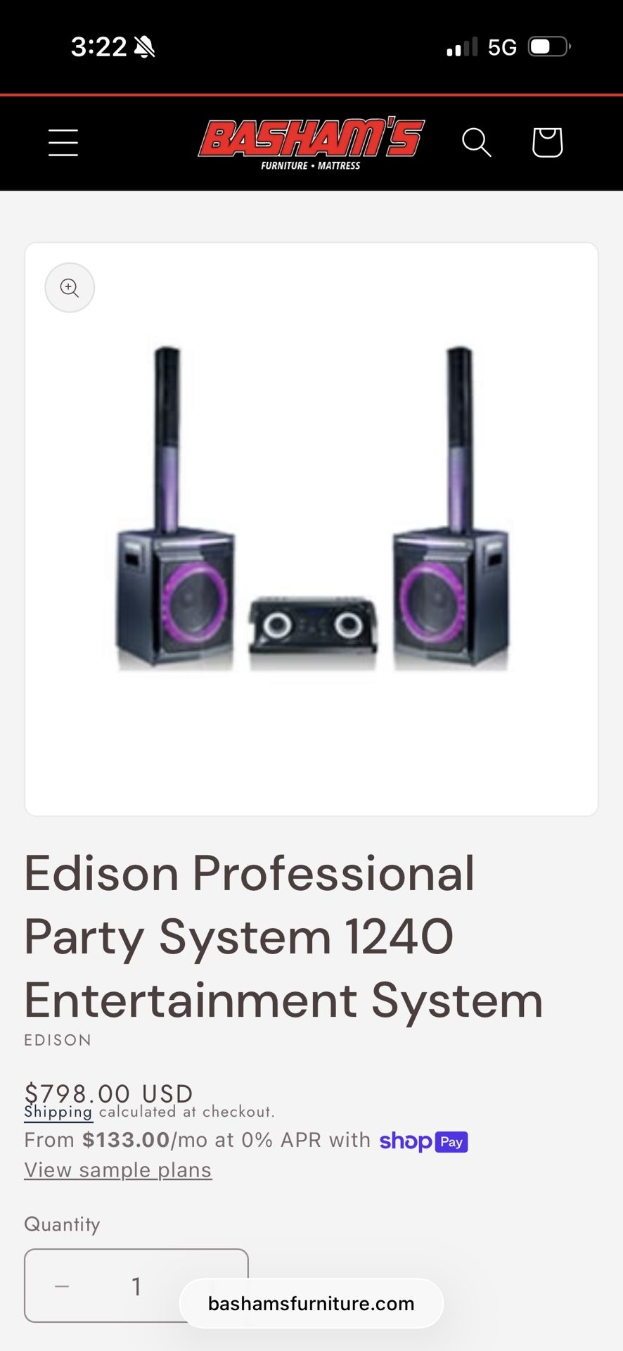 Edison Party System 1240