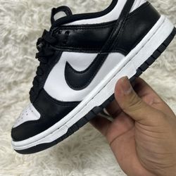 Nike Dunk Low GS Panda CW1590-100 men’s 6.5 / Women’s 7 Black White