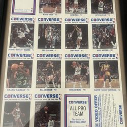 1989 CONVERSE ALL PRO TEAM BASKETBALL CARD SET