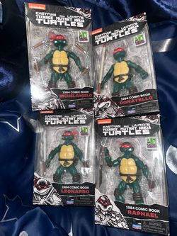 TMNT 1984 Comic Book 40th Anniversary Figure Set of 4