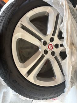 Jaguar f pace winter wheels and tires