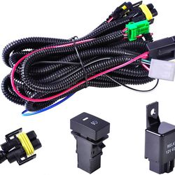 NEW - H11 “LED” Fog Light Switch & Relay Plug and Play harness