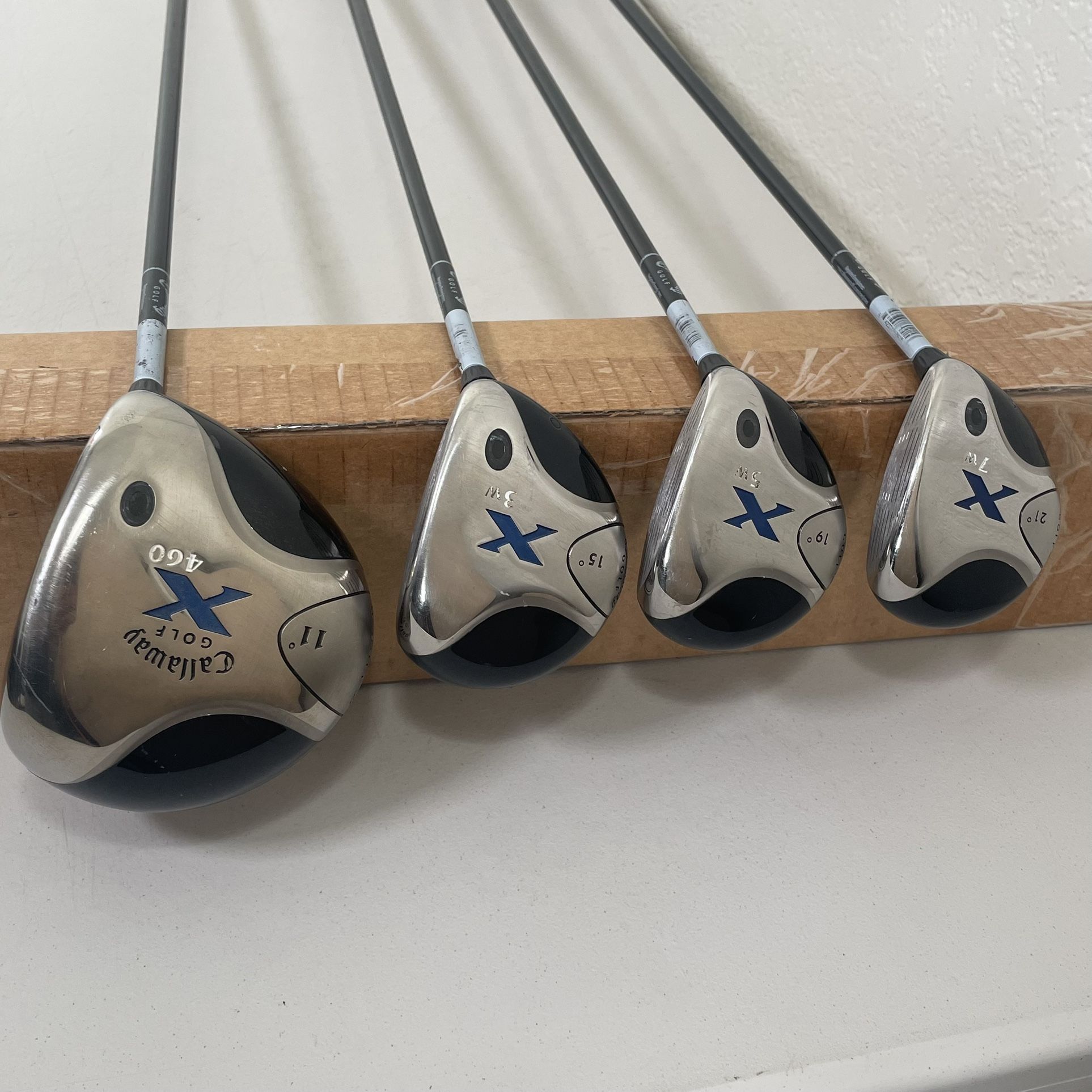 Callaway X460 Driver & 3,5,7 Wood Set Senior Flex