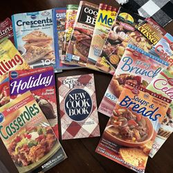 Cookbooks-Better Homes & Gardens, Pillsbury, Betty Crocker & Misc 