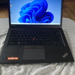 “LENOVO T450” Powerful laptop Intel core (TM) i5-5300U CPU @ 2.40f GHz 2.50 GHz ,  16 GB RAM,256 SSD with fully installed/ licensed Windows 11 Pro. Du