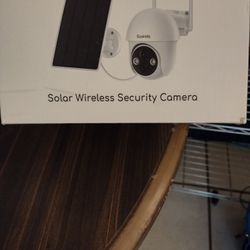 4 security cameras 3 solar panels