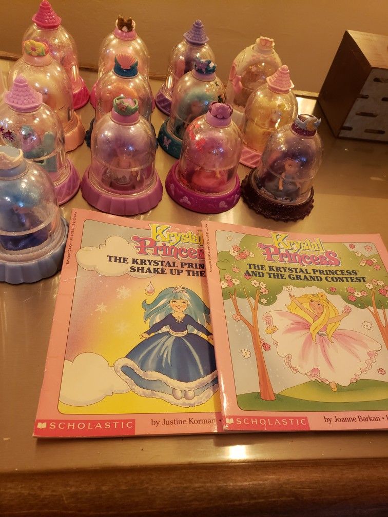 Lot Of 28 Piece Playskool Krystal Princess Lot 1992