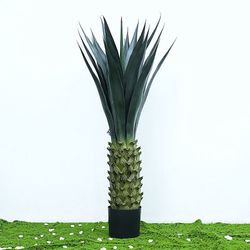 3.8ft Tree Artificial Real Touch Crown Orchid Tropical Green Plant Potted Plant Succulent Plant