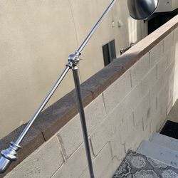 Chrome Adjustable Floor Task Lamp. With Foot On And Off . Reduced From $65