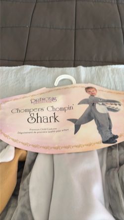 Chompers Chompin Shark Costume Size XS