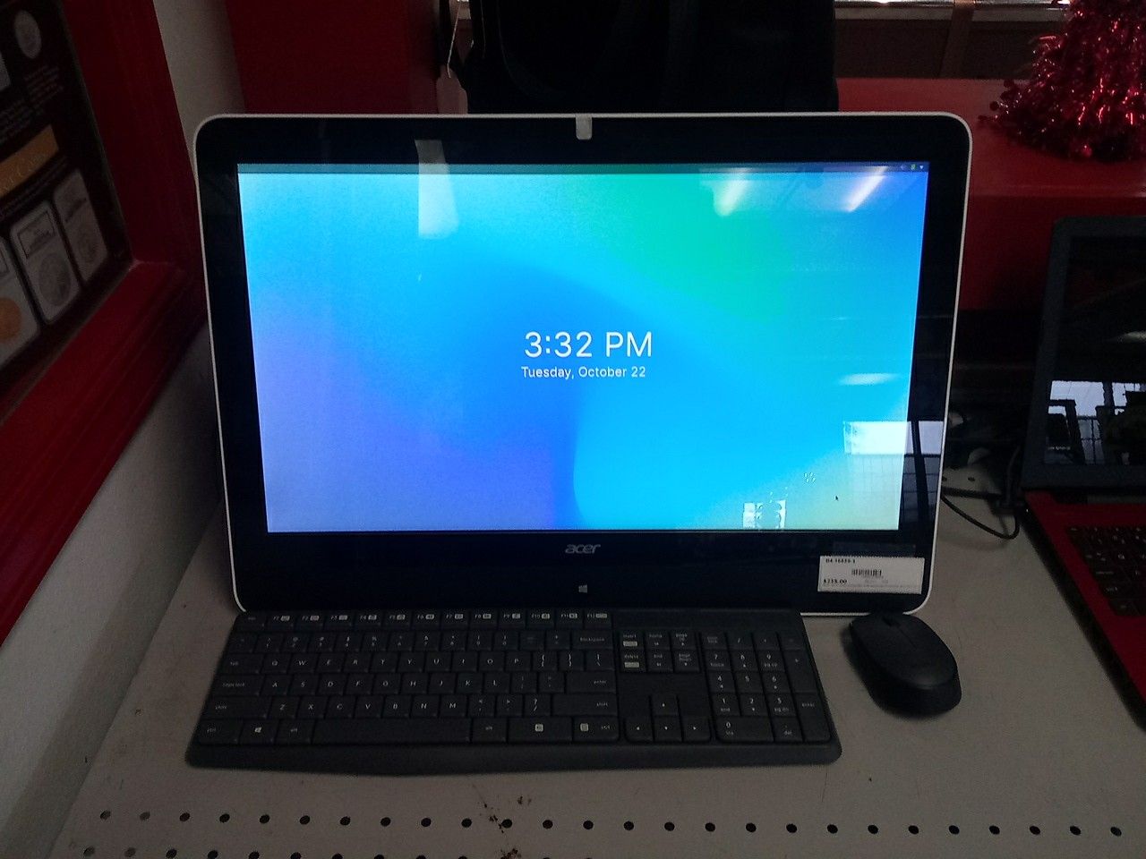 Acer all in one desktop touch screen computer