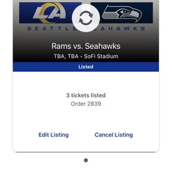 $Rams Tickets$