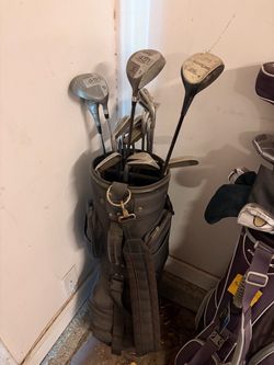 Men’s golf club set and bag
