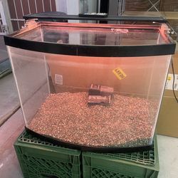36 Gallon Bow Front Aquarium and Finnex 24/7 Light