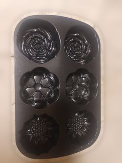 Spring floral cakelet pan mold - wedding Mother's Day