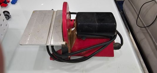Vintage Benchtop Disc Sander 110V Tabletop Hobby Woodworking Tool