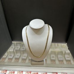 10K Cuban Necklace 26inch 