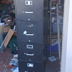 Black Filing Cabinet