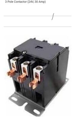 3 Pole Contactor (24V, 30 Amp) 