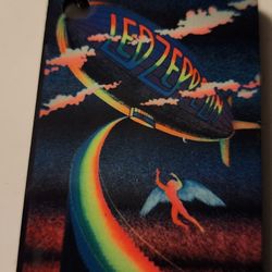 Vibrant Led Zeppelin Keychain 