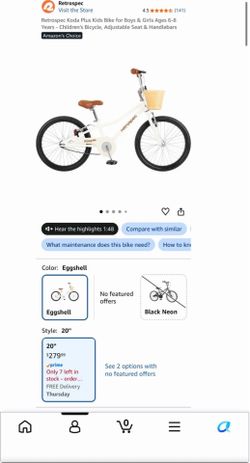 Kids 20” bike
